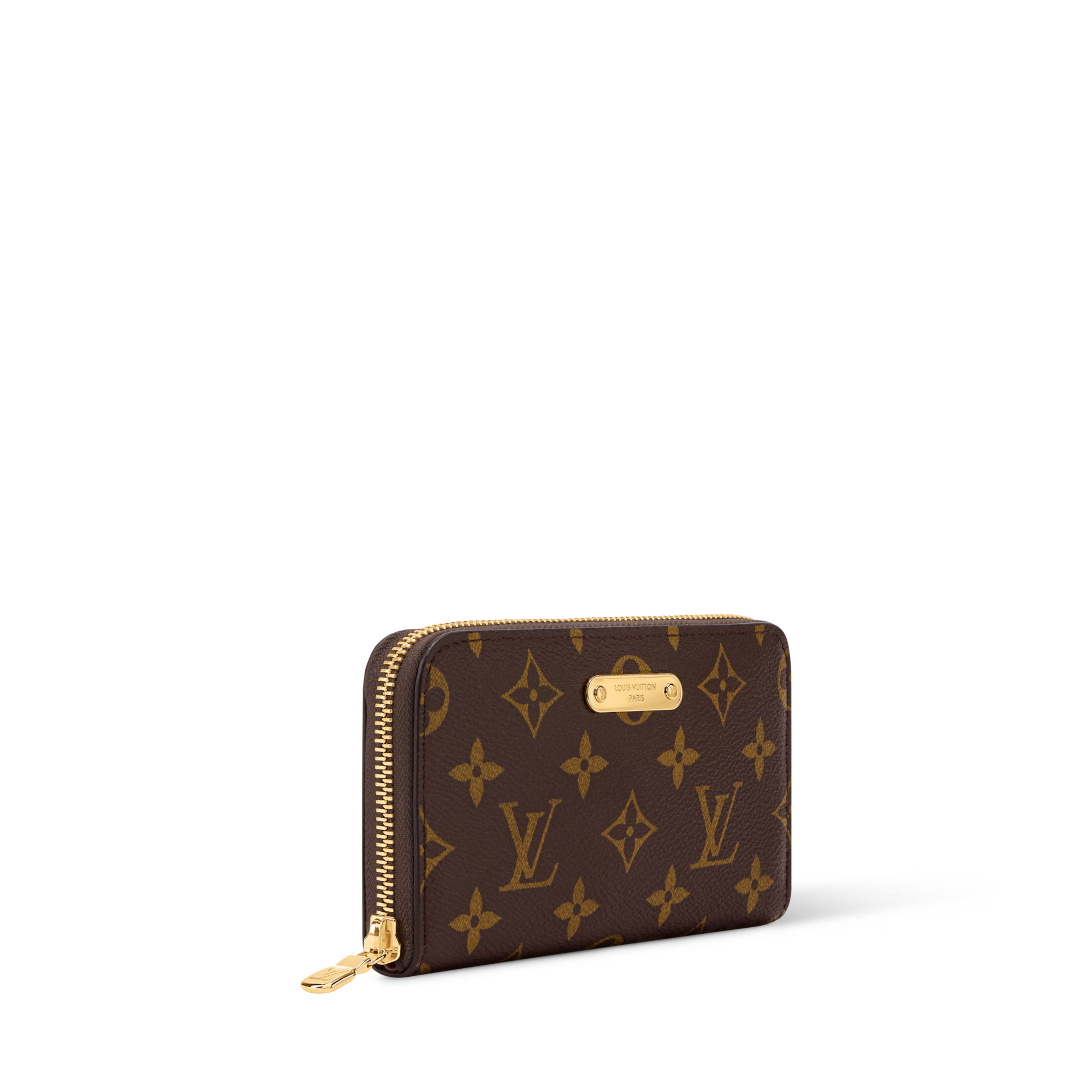 Margot Wallet Monogram Coated Canvas Cowhide Leather Gold-Toned Hardware