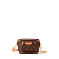 Mini Bumbag Monogram Coated Canvas Gold-Toned Hardware