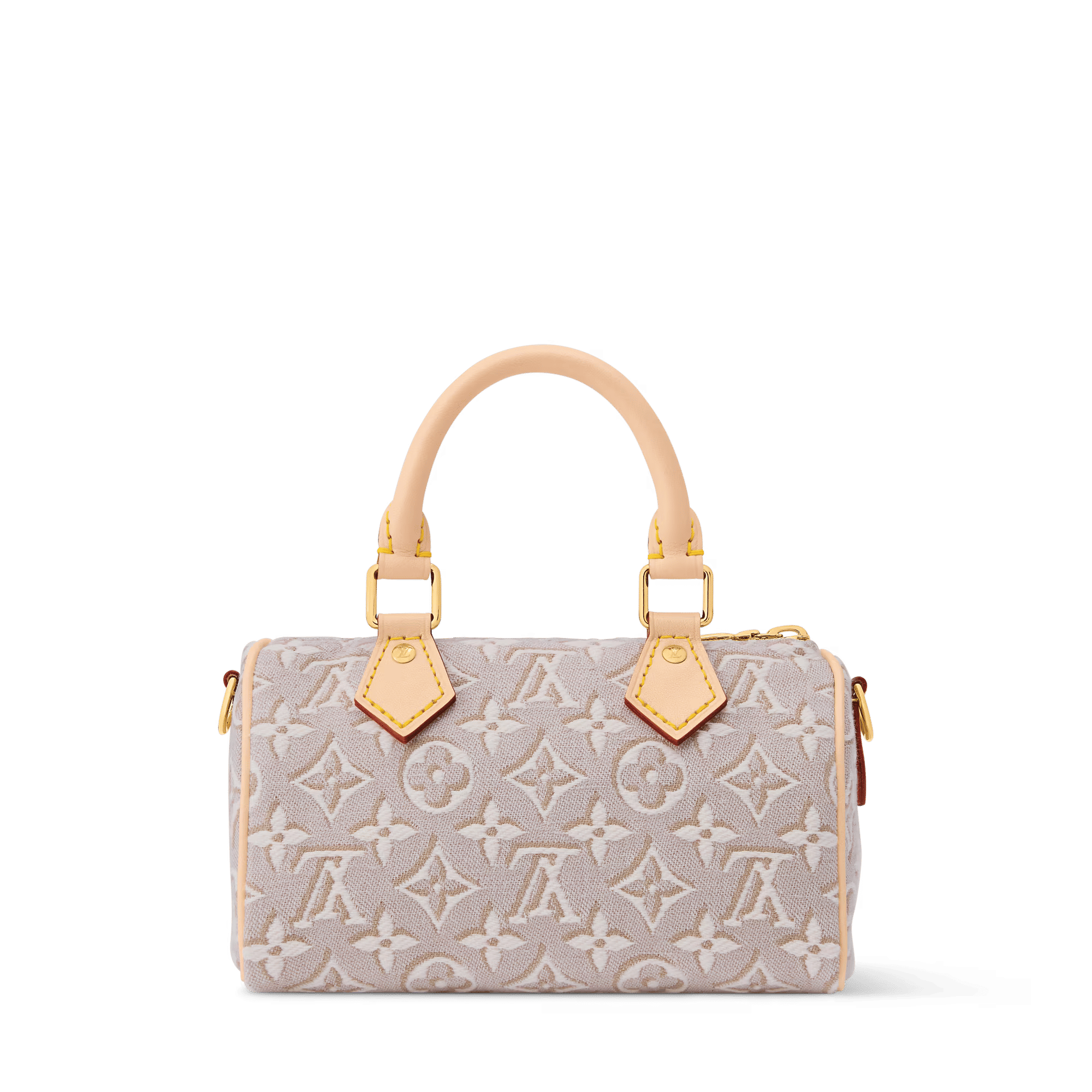 Nano Speedy Monogram Emblème Peuplier Gold-Toned Hardware