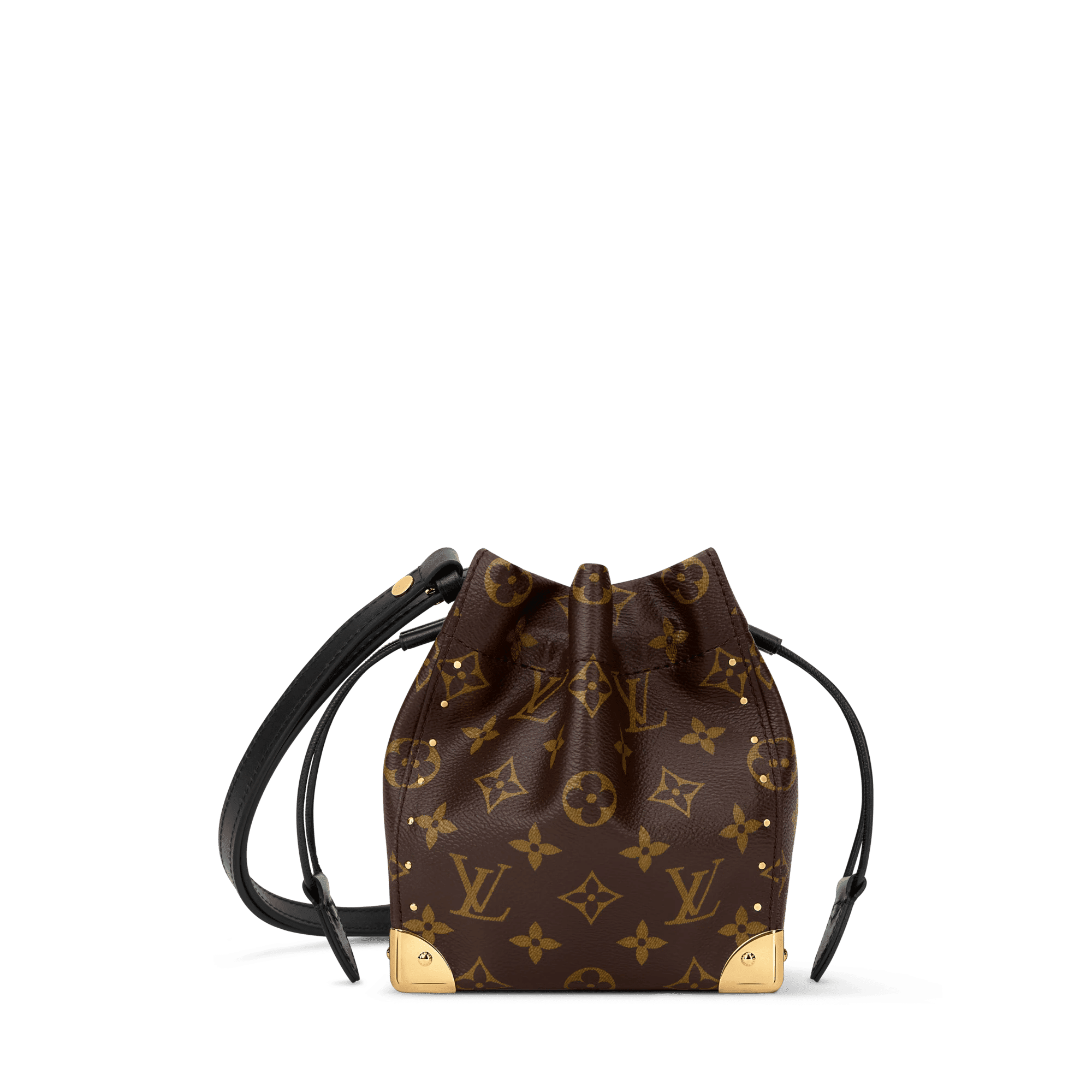 Nano Noé Trunk Monogram Coated Canvas Gold-Toned Hardware