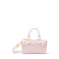 Nano Speedy Minigram Light Bliss Calfskin Leather Gold-Toned Hardware