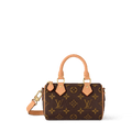 Nano Speedy Monogram Coated Canvas Gold-Toned Hardware