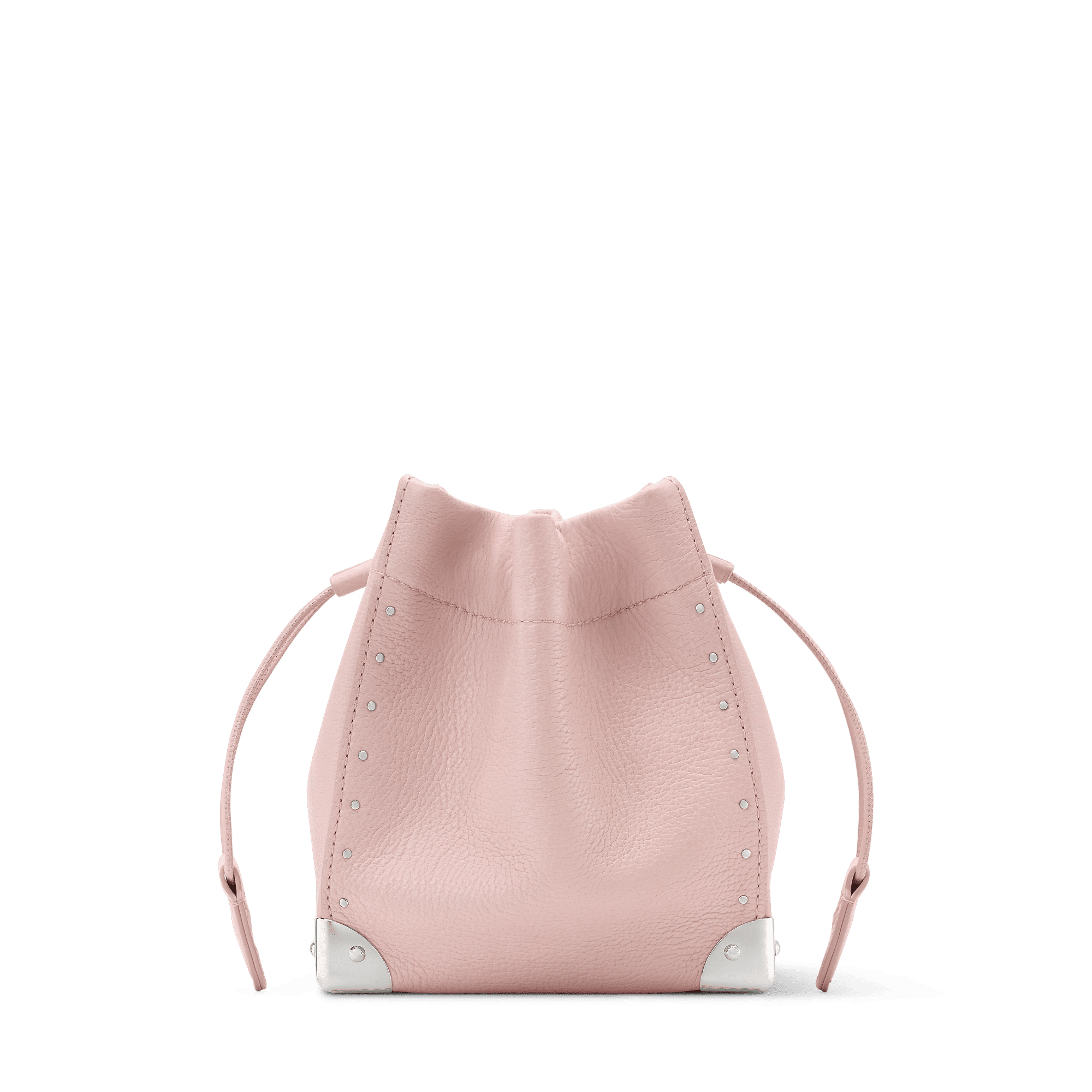 Nano Noé Trunk Calfskin Rose Petal Silver-Toned Hardware