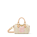 Nano Speedy Monogram Coated Canvas LV Stamp Banana Gold-Toned Hardware
