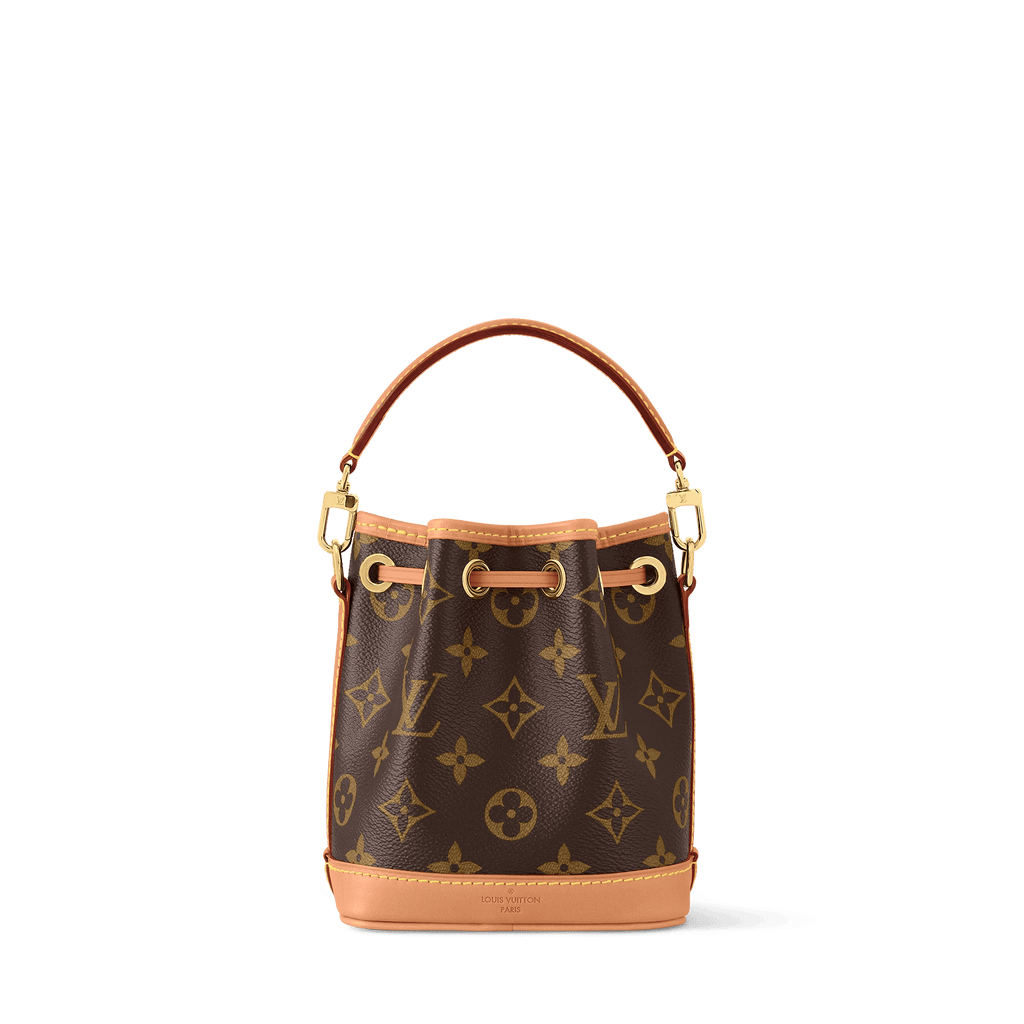Nano Noé Monogram Coated Canvas Gold-Toned Hardware