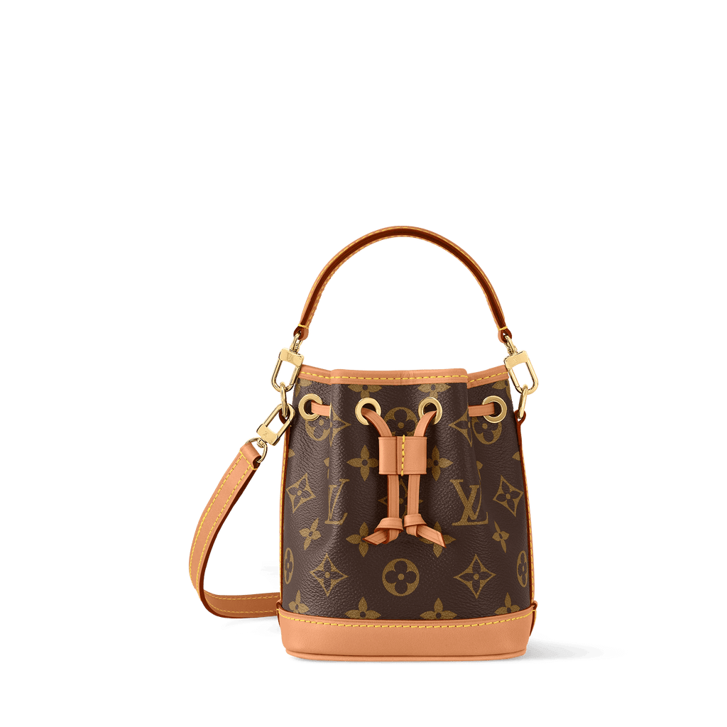 Nano Noé Monogram Coated Canvas Gold-Toned Hardware