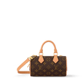 Nano Speedy Monogram Coated Canvas Gold-Toned Hardware
