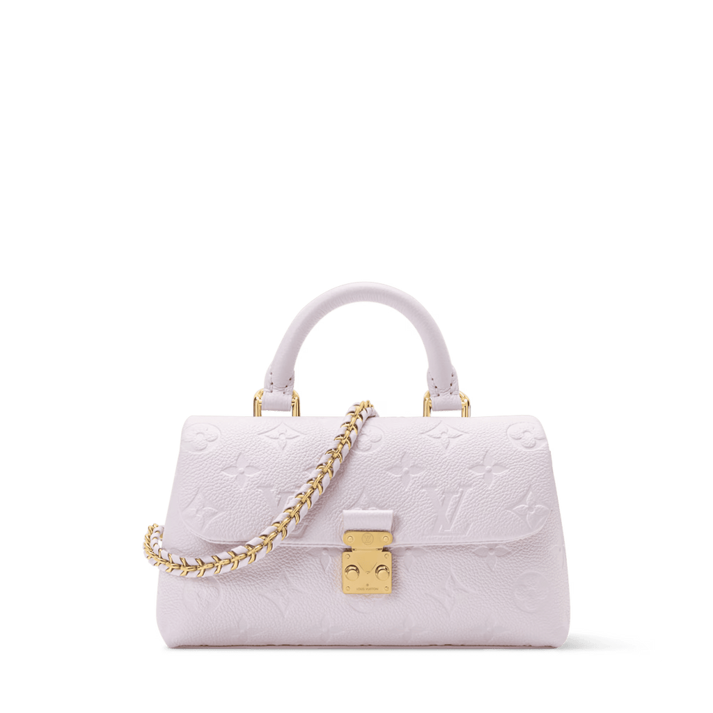 Nano Madeleine Sweet Lavender Monogram Empreinte Leather Gold-Toned Hardware
