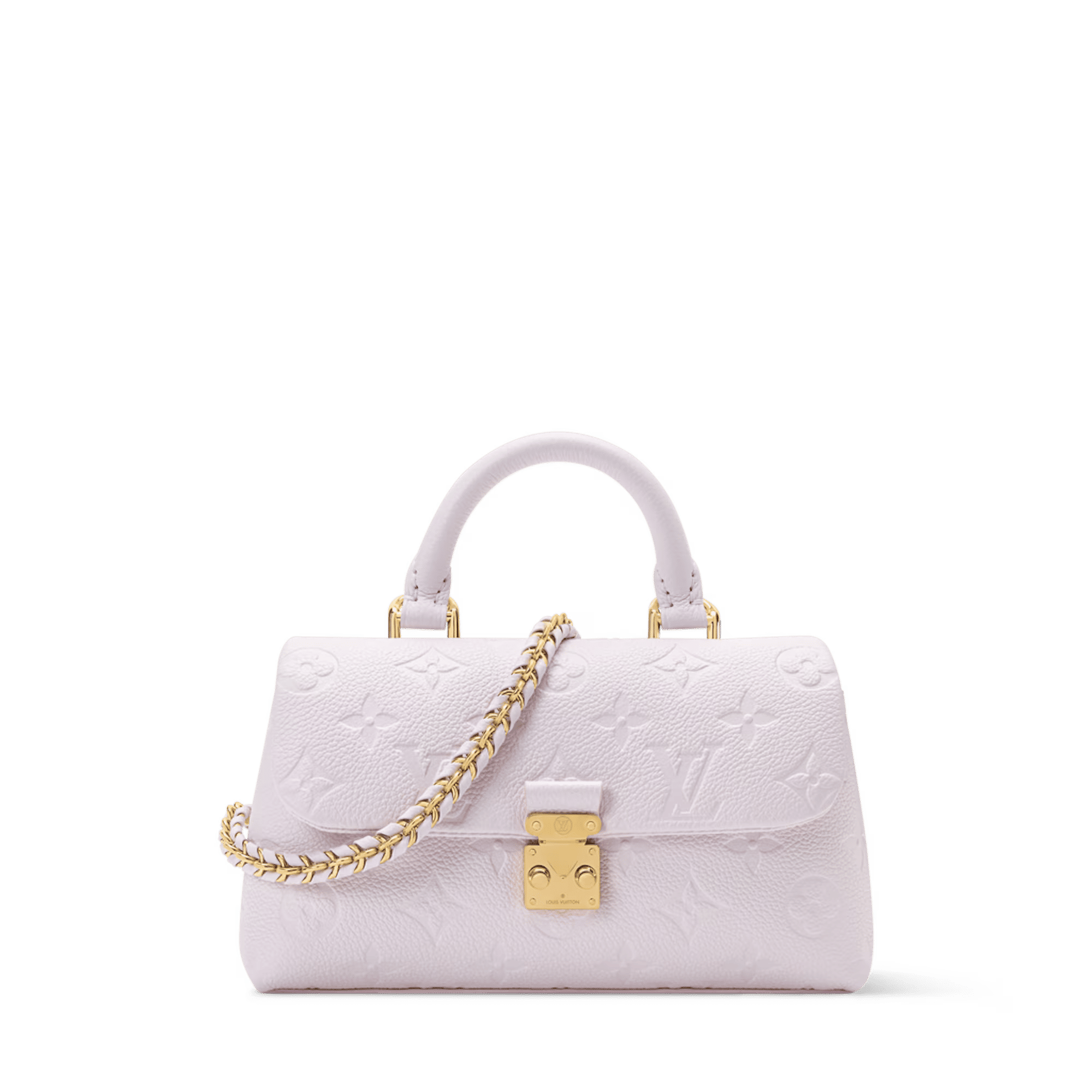 Nano Madeleine Sweet Lavender Monogram Empreinte Leather Gold-Toned Hardware