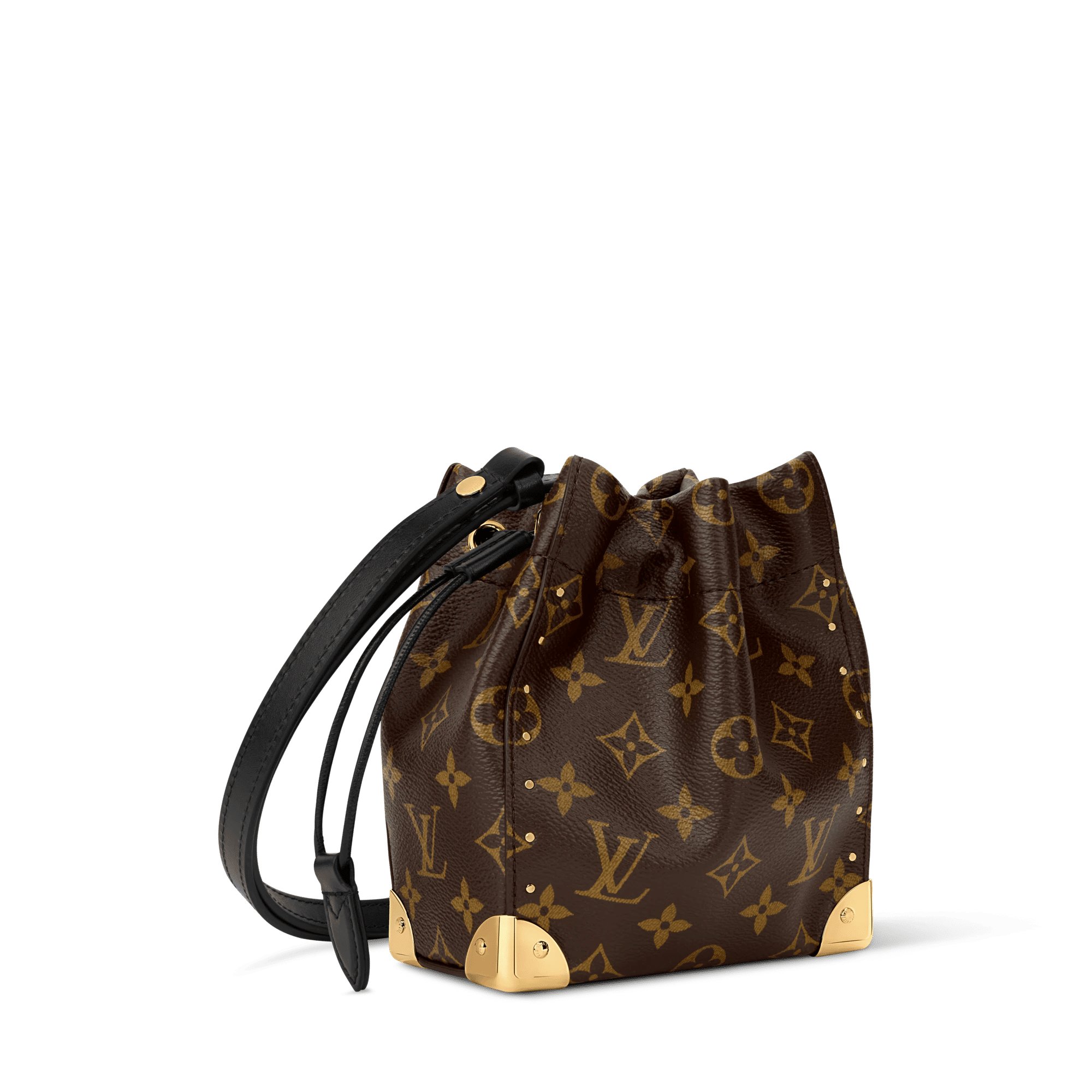 Nano Noé Trunk Monogram Coated Canvas Gold-Toned Hardware