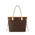 Neverfull MM Monogram Coated Canvas Cherry Gold-Toned Hardware