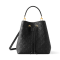 NéoNoé MM Monogram Empreinte Leather Black Gold-Toned Hardware