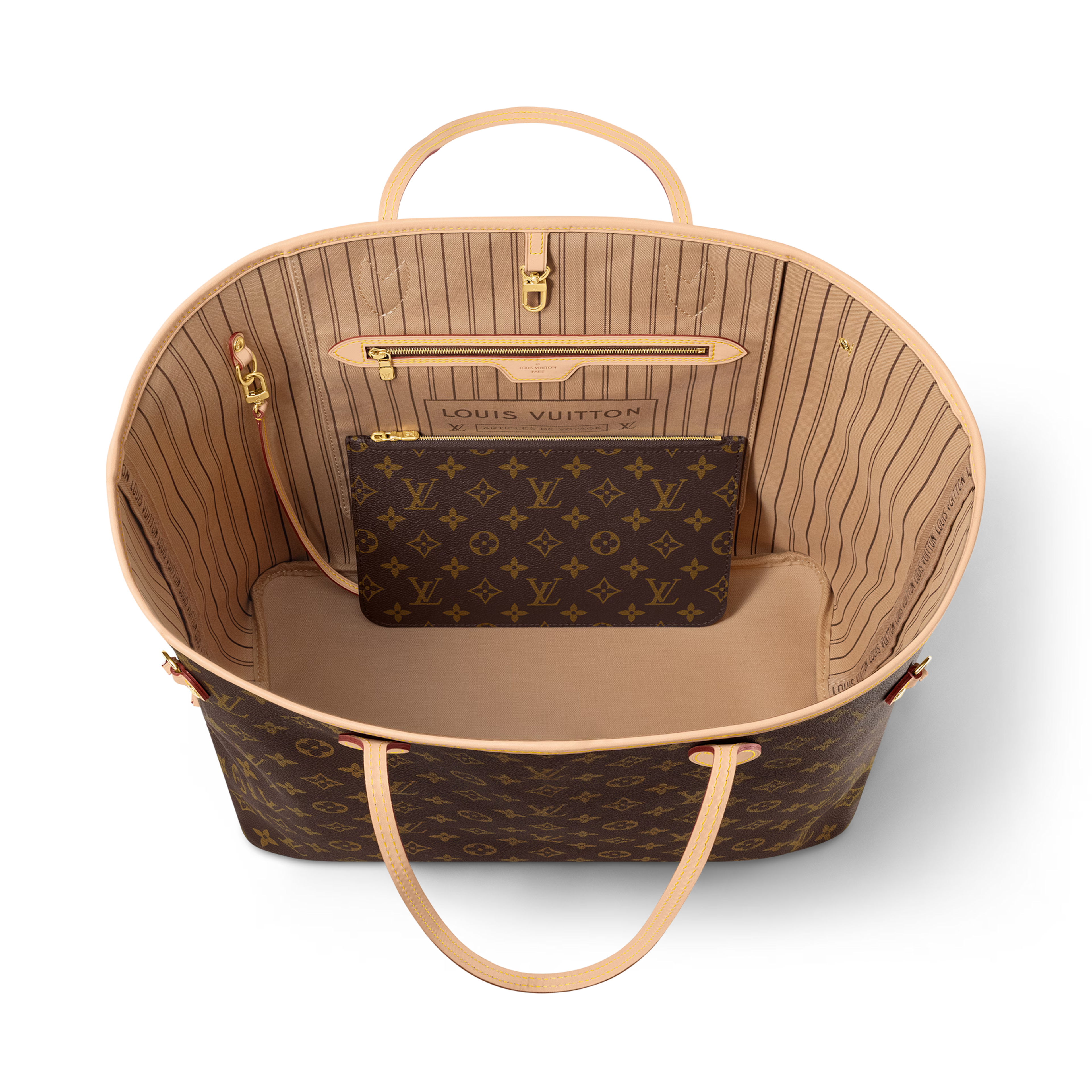 Neverfull GM Monogram Coated Canvas Gold-Toned Hardware