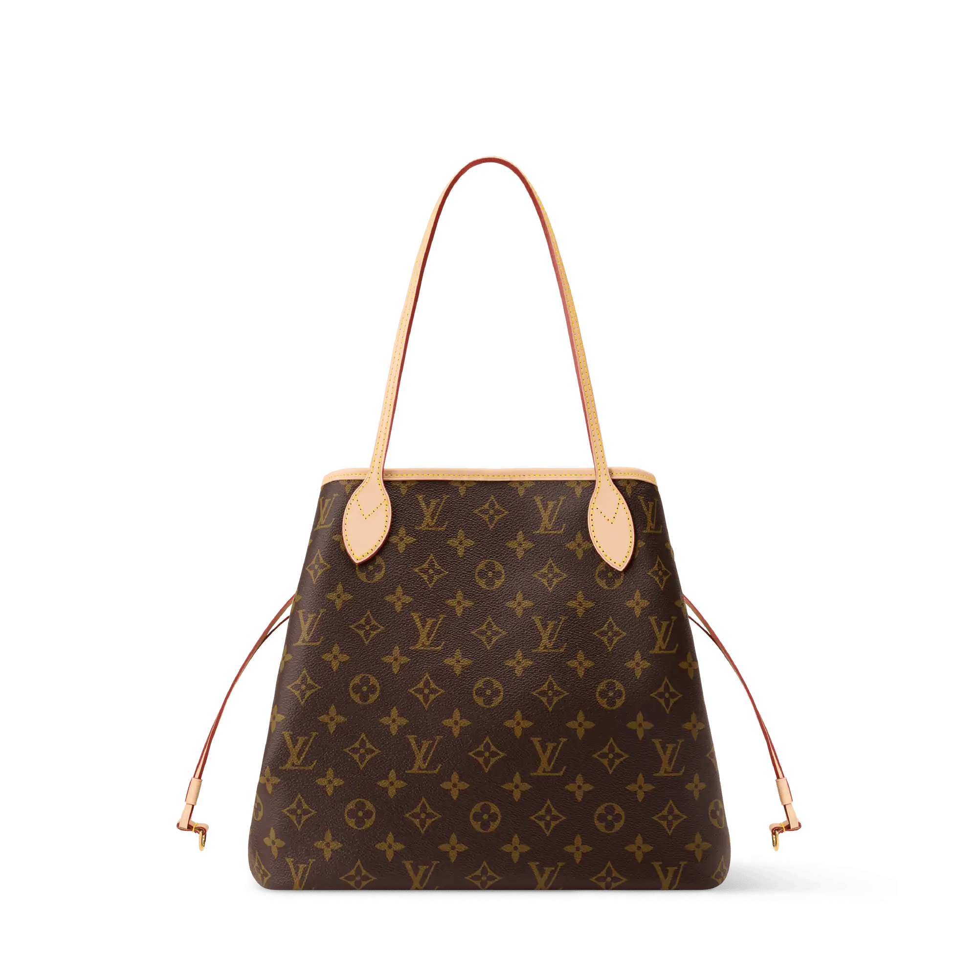 Neverfull MM Monogram Coated Canvas Sand Gold-Toned Hardware