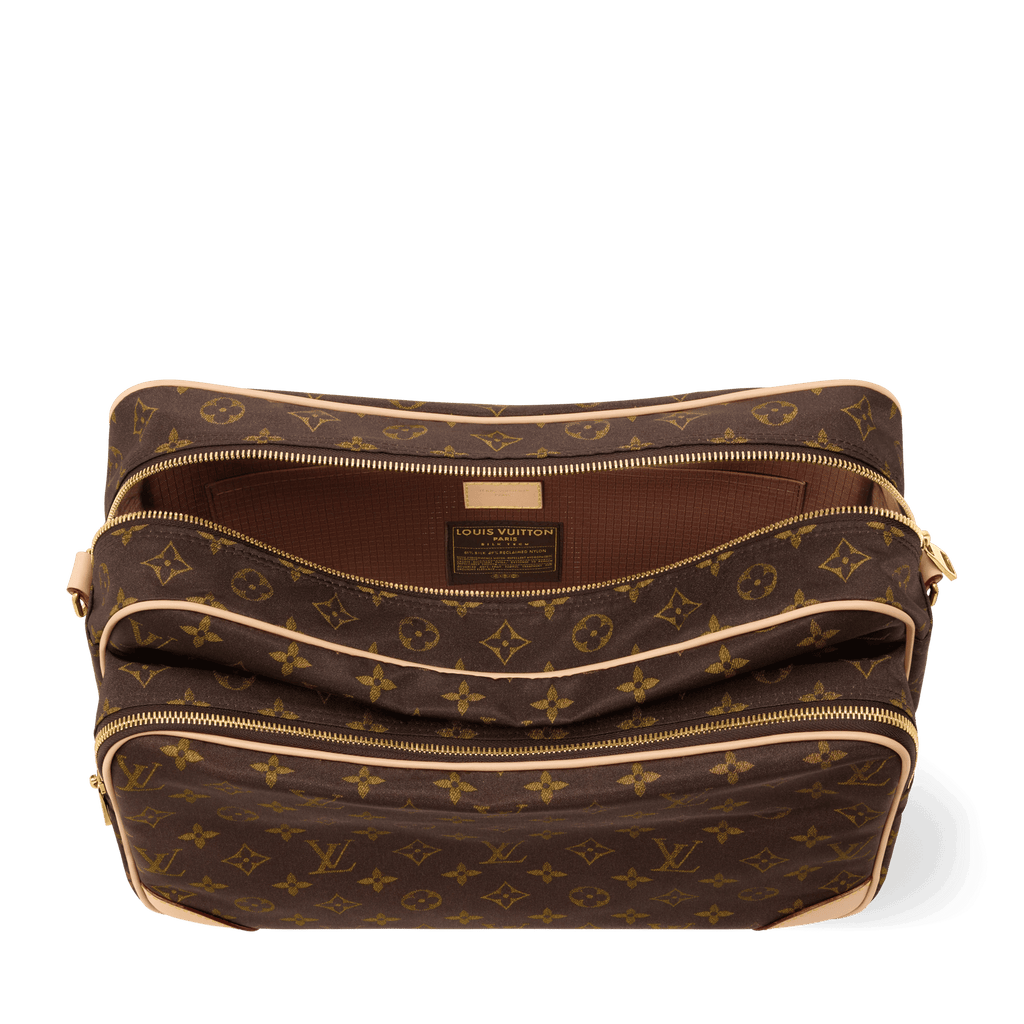 Nil XL Monogram Silk Tech Gold-Toned Hardware