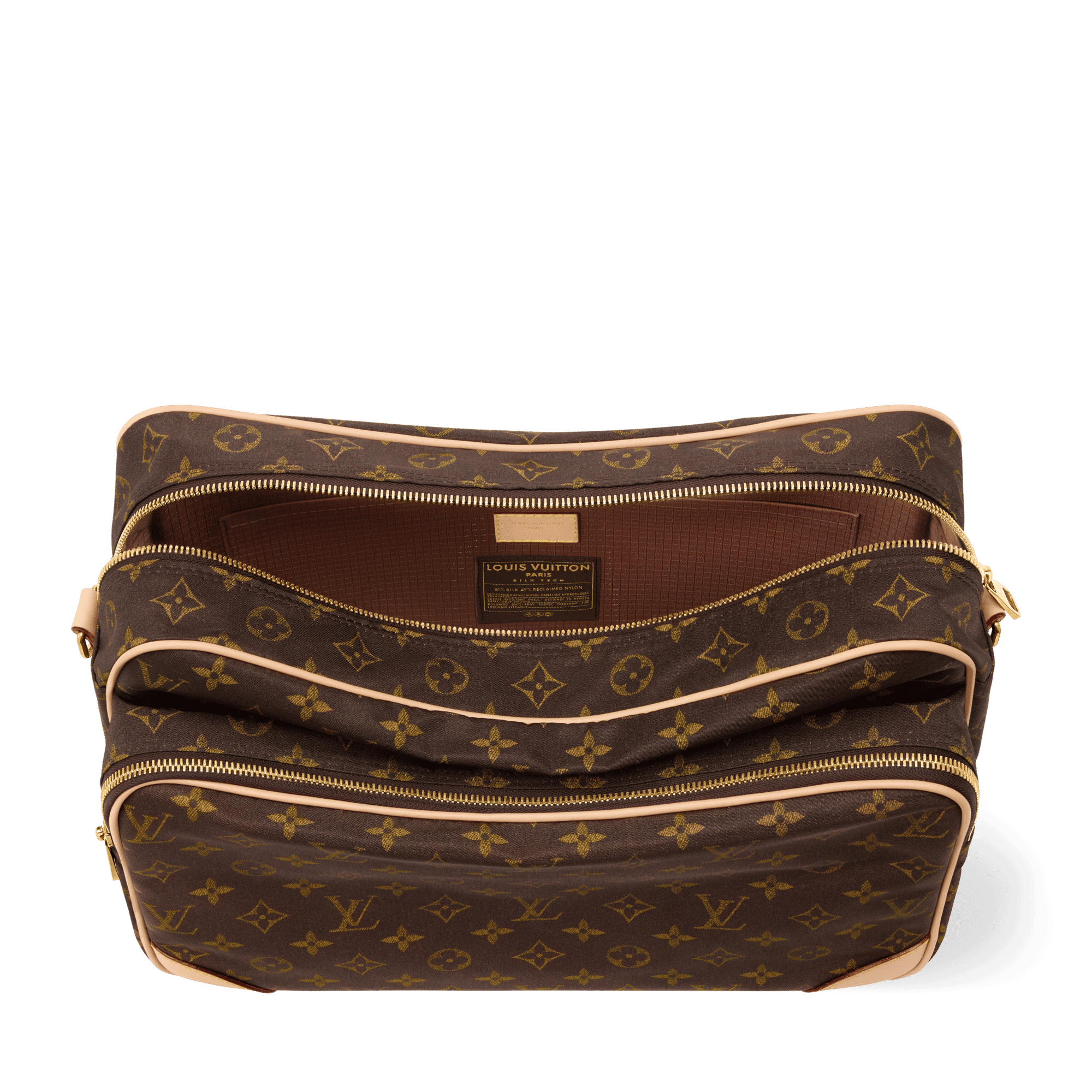 Nil XL Monogram Silk Tech Gold-Toned Hardware