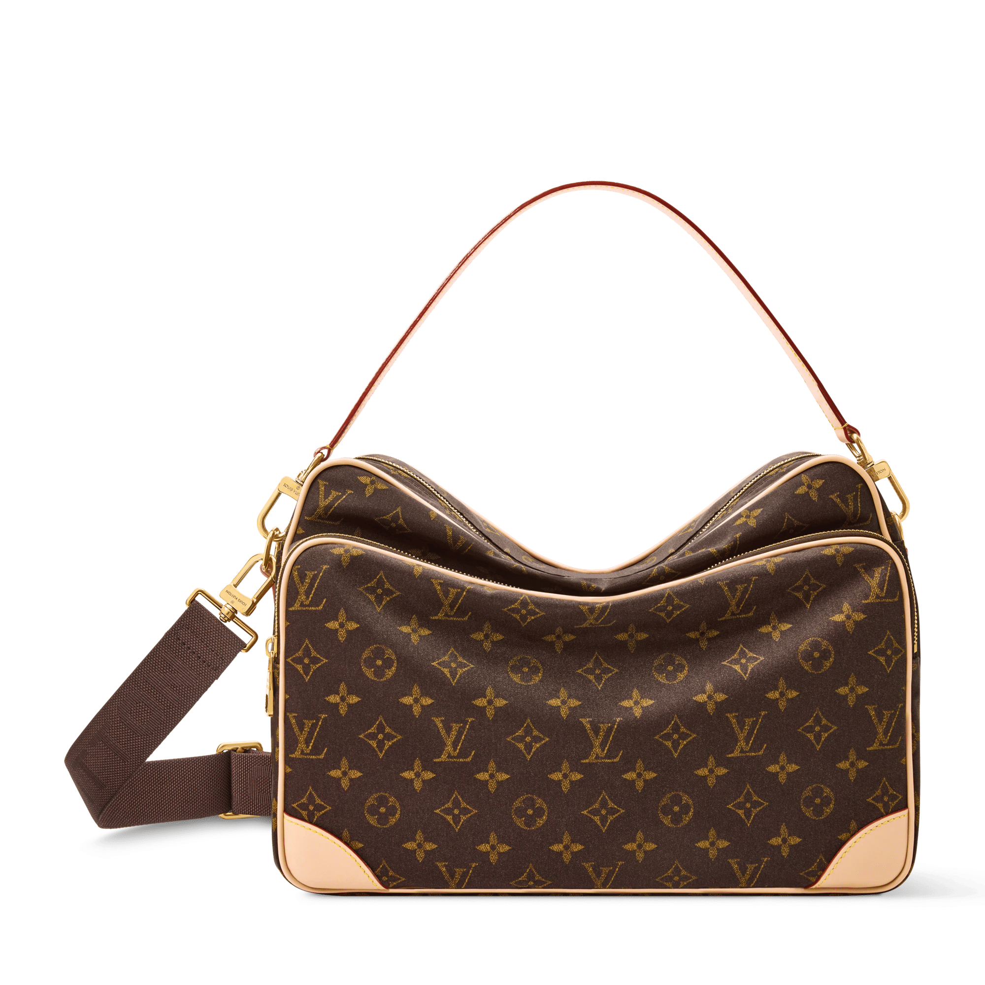 Nil XL Monogram Silk Tech Gold-Toned Hardware