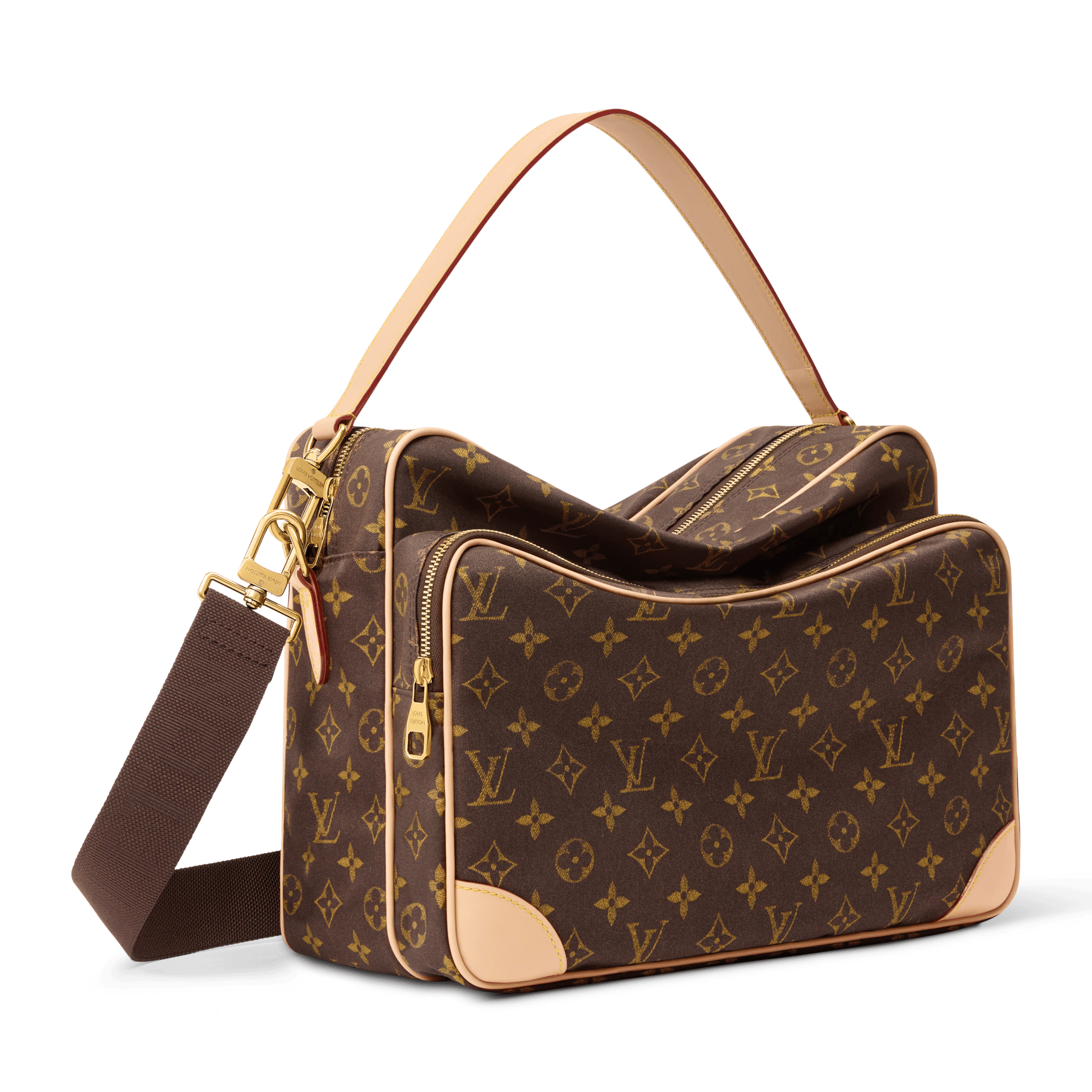 Nil XL Monogram Silk Tech Gold-Toned Hardware