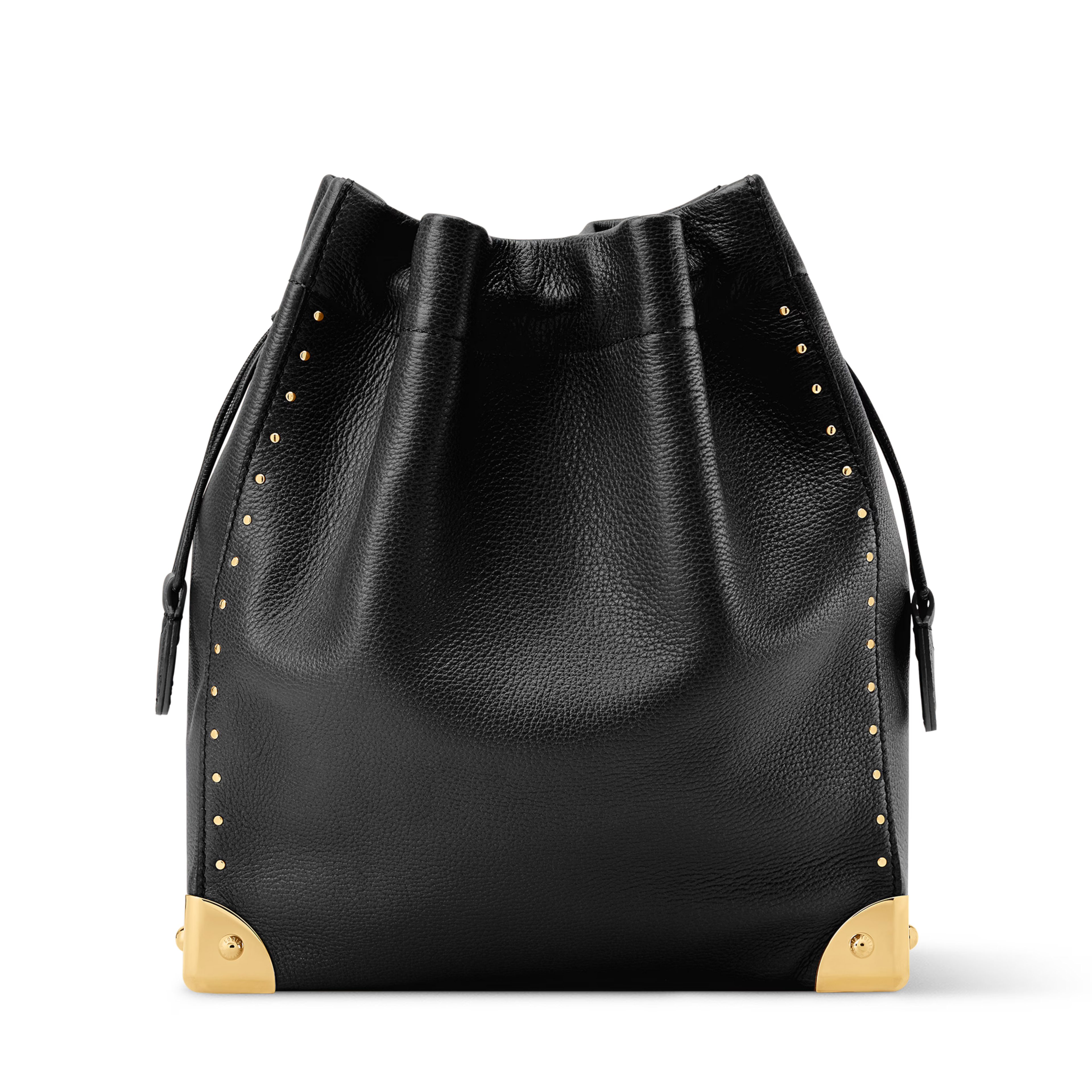 Noé Trunk Calfskin Leather Black Gold-Toned Hardware