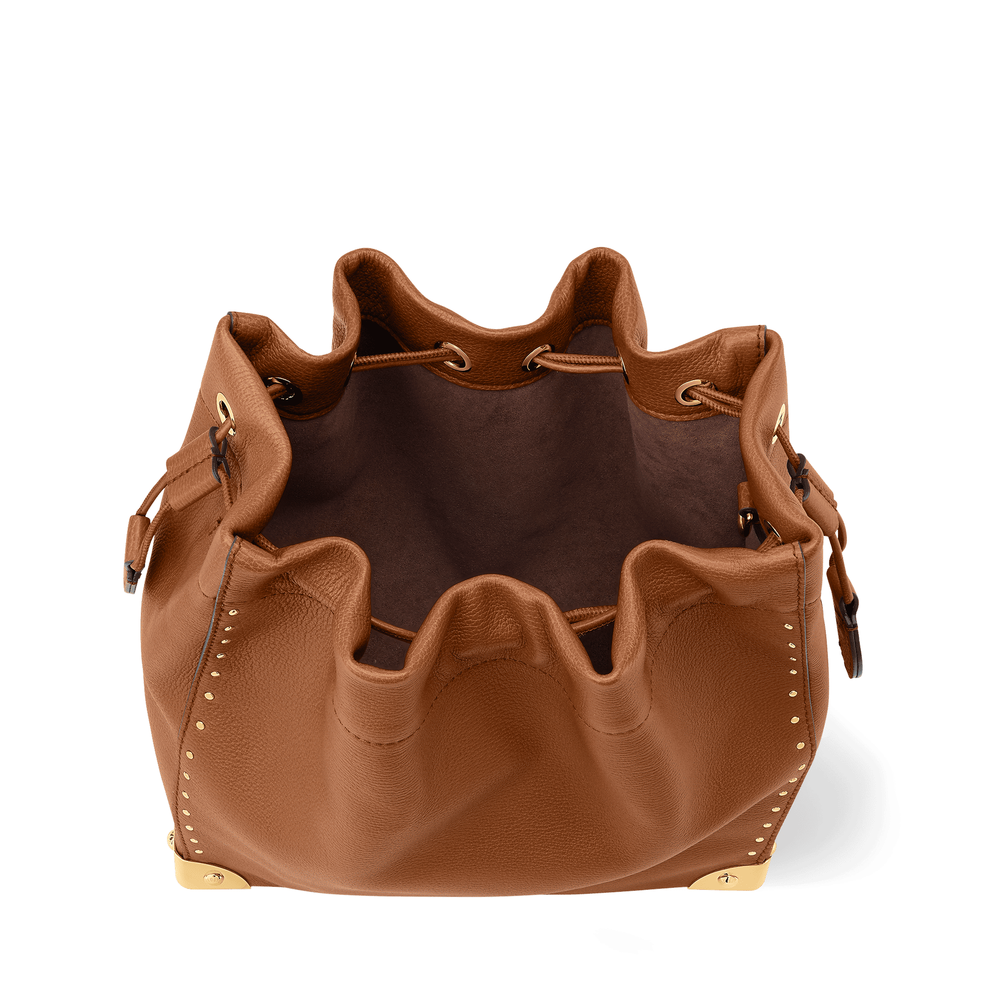 Noé Trunk Calfskin Leather Tan Gold-Toned Hardware