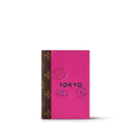 Passport Cover Cowhide Leather Pink Tokyo Monogram Canvas Trim