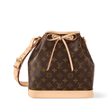 Petit Noé Monogram Coated Canvas Gold-Toned Hardware