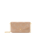 Pochette Félicie Monogram Empreinte Leather Hazelnut Couture Gold-Toned Hardware