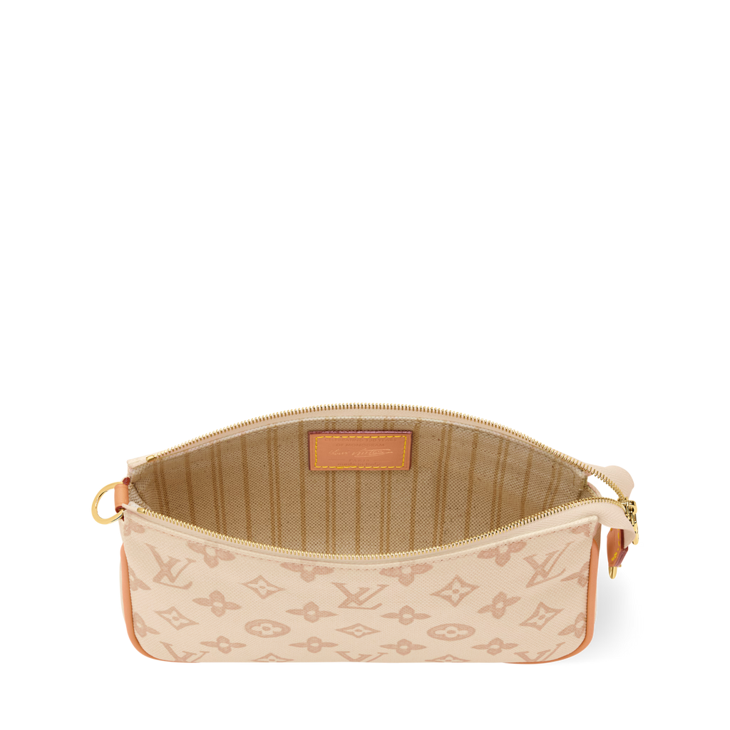 Pochette Accessoires Monogram Origine Canvas Cowhide Leather Gold-Toned Hardware