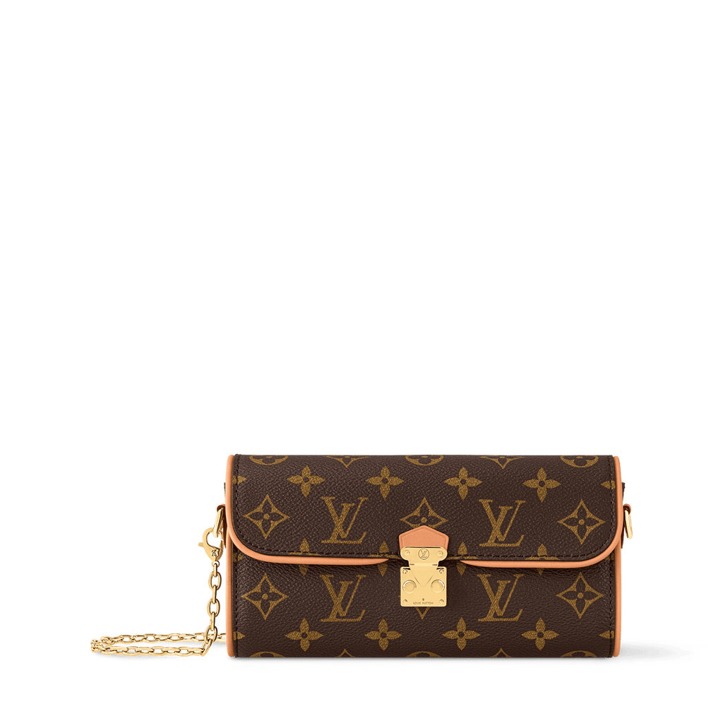 Pochette Camille Monogram Coated Canvas Gold-Toned Hardware