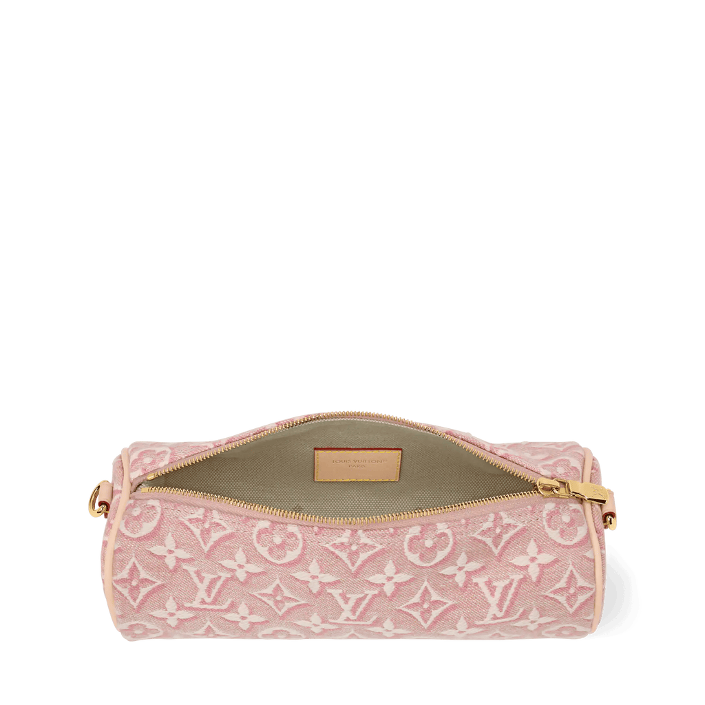 Pochette Papillon Monogram Emblème Rose Ruban Gold-Toned Hardware