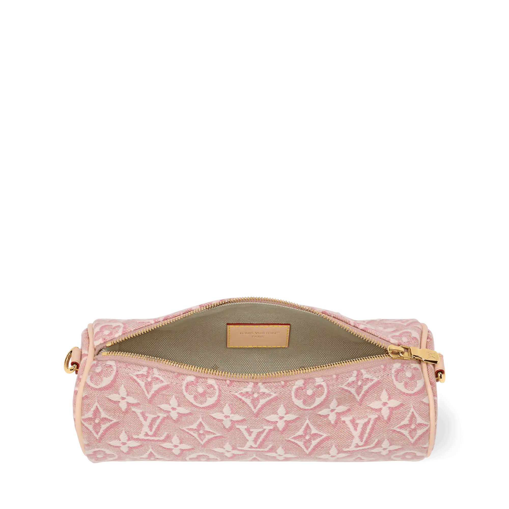 Pochette Papillon Monogram Emblème Rose Ruban Gold-Toned Hardware