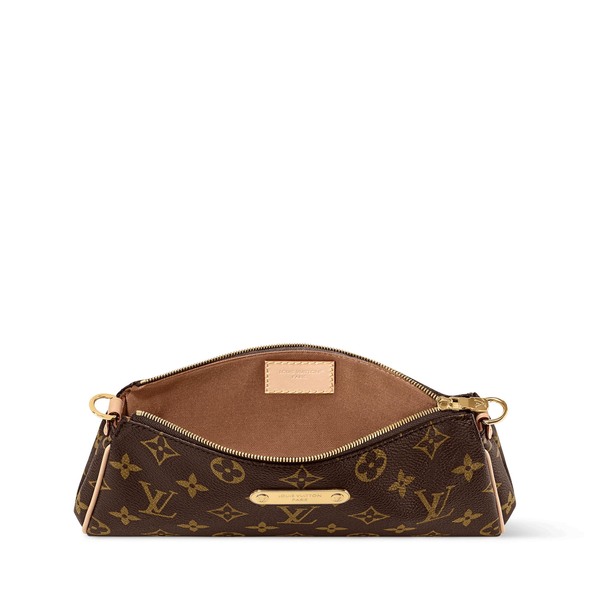 Pochette Eva Monogram Coated Canvas Gold-Toned Hardware