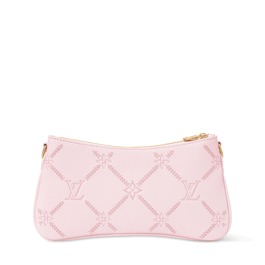 Pochette Liv Monogram Empreinte Leather Light Bliss Couture Gold-Toned Hardware