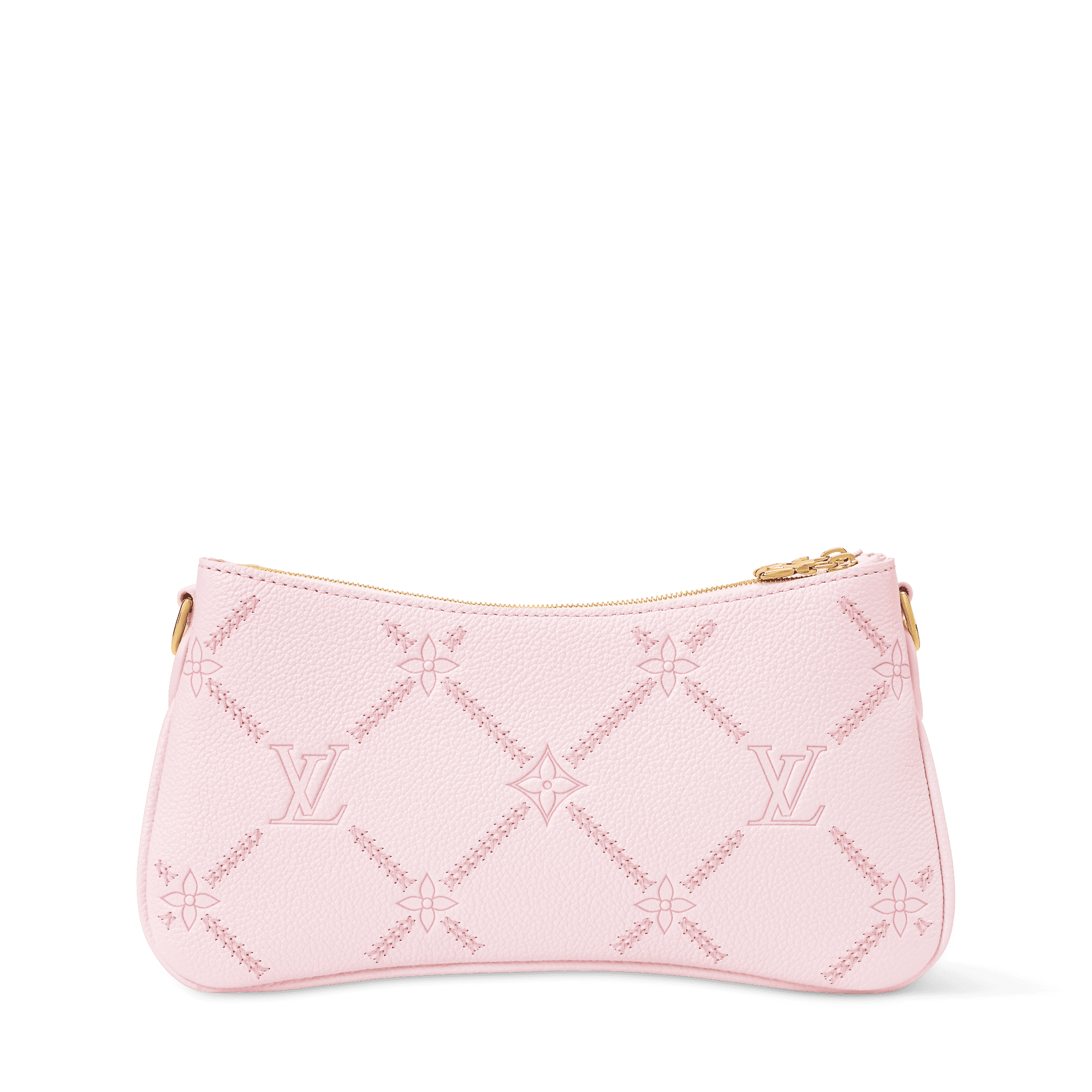 Pochette Liv Monogram Empreinte Leather Light Bliss Couture Gold-Toned Hardware