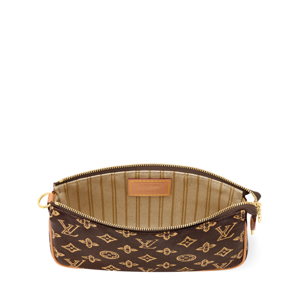 Pochette Accessoires Monogram Origine Canvas Dark Chocolate Gold-Toned Hardware