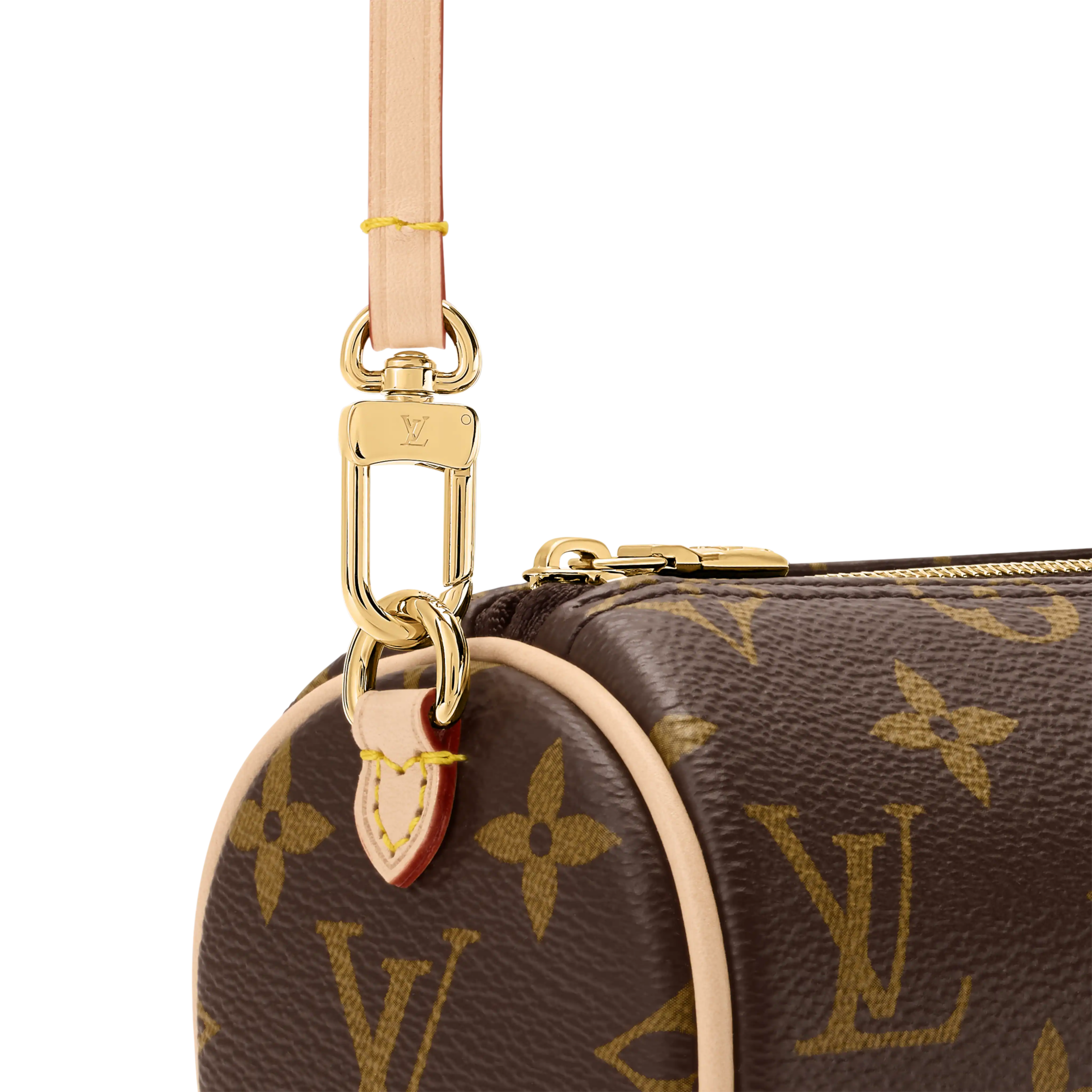 Pochette Papillon Monogram Coated Canvas Gold-Toned Hardware