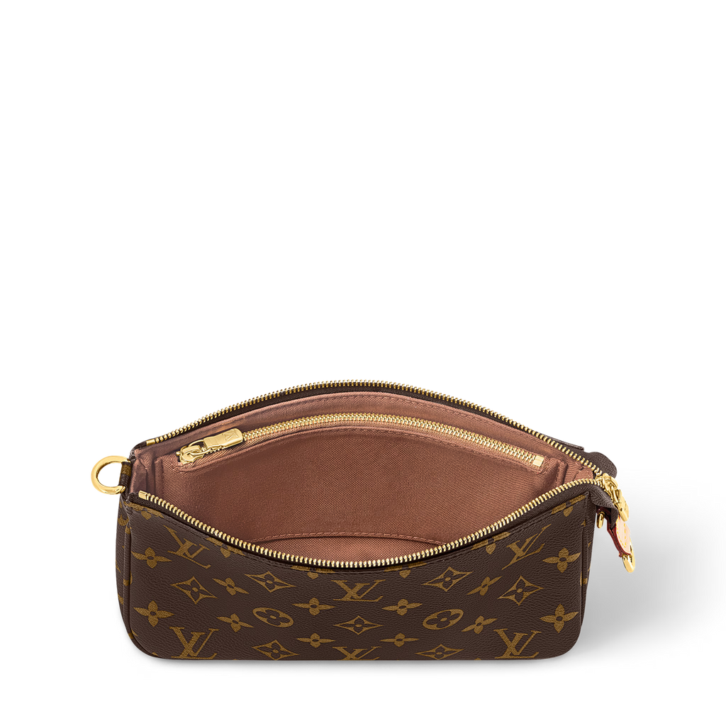 Pochette Accessoires Monogram Coated Canvas Gold-Color Hardware