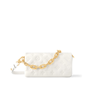 Pochette Coussin Monogram-Embossed Lambskin Gold-Toned Hardware