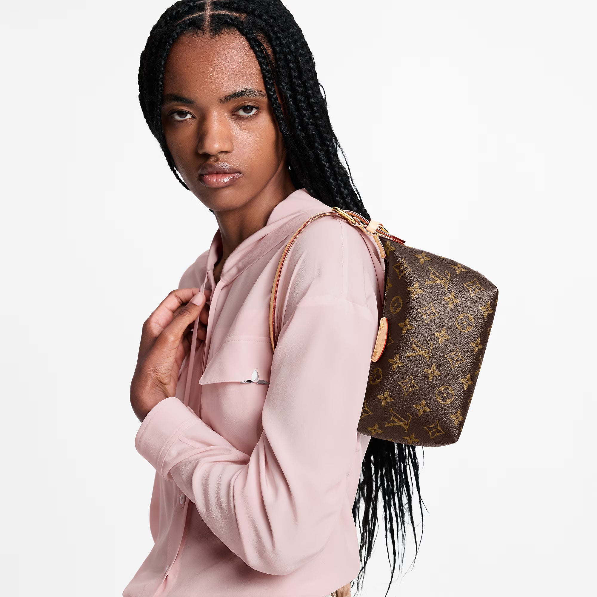 Pochette Hills Monogram Coated Canvas Gold-Toned Hardware