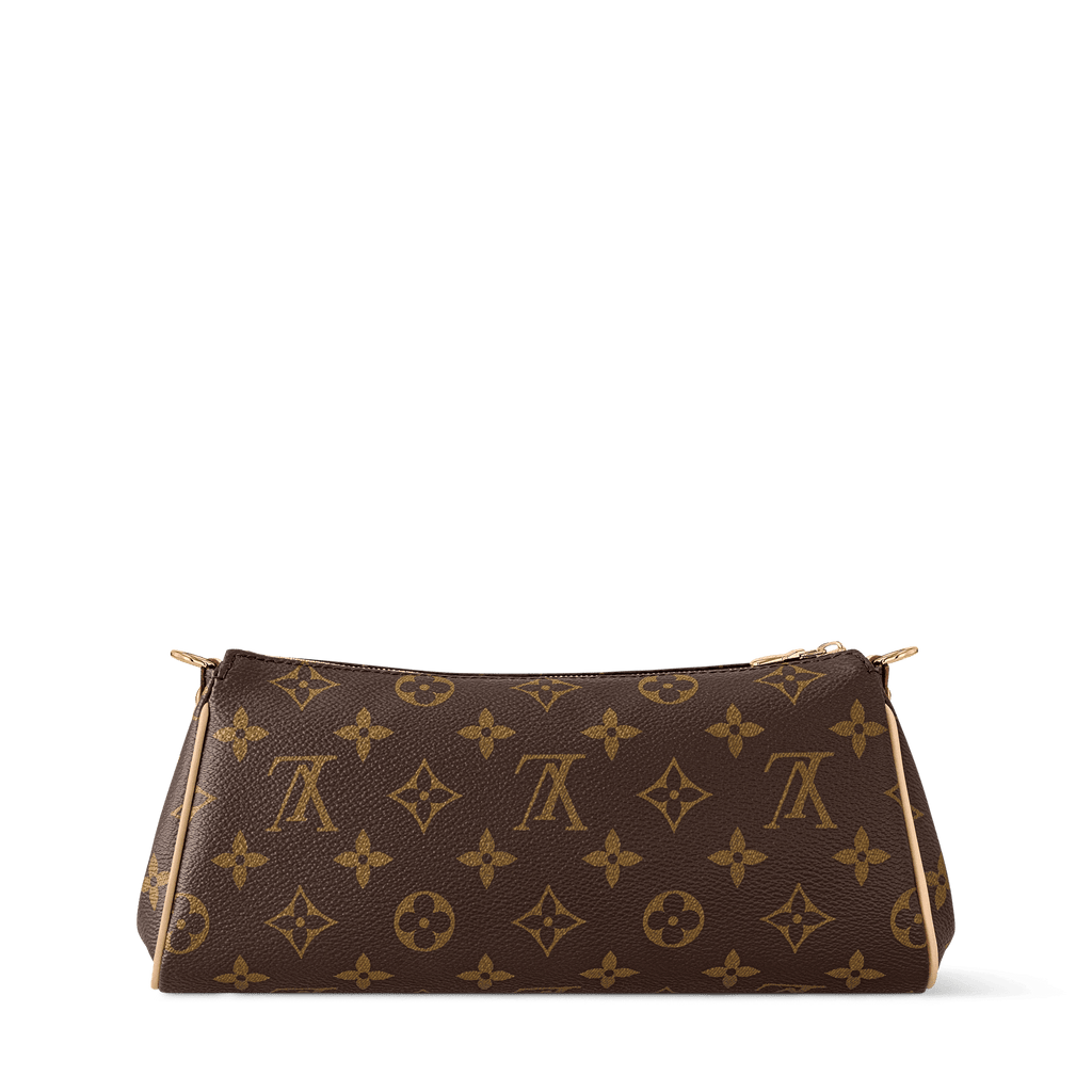 Pochette Eva Monogram Coated Canvas Gold-Toned Hardware