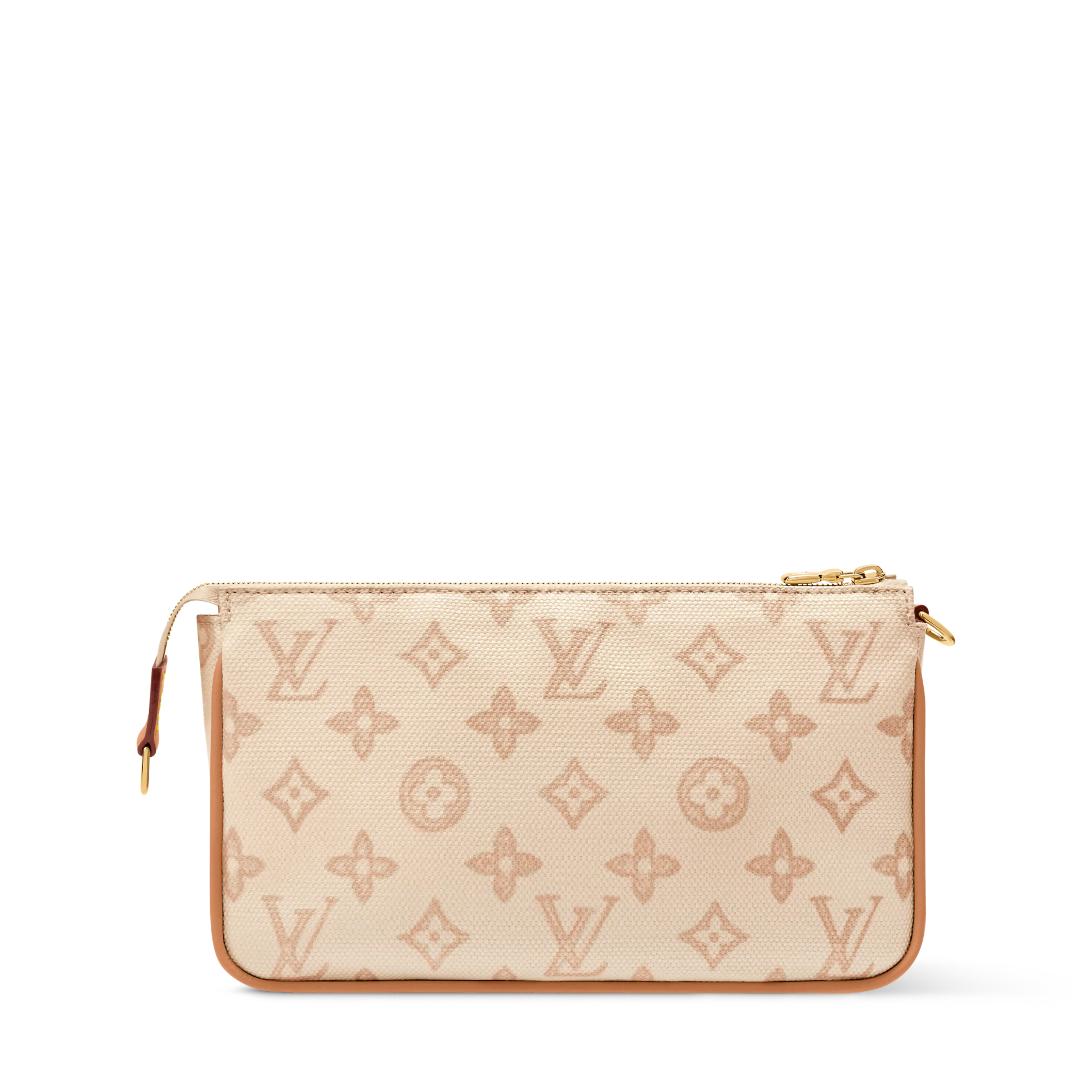Pochette Accessoires Monogram Origine Canvas Cowhide Leather Gold-Toned Hardware