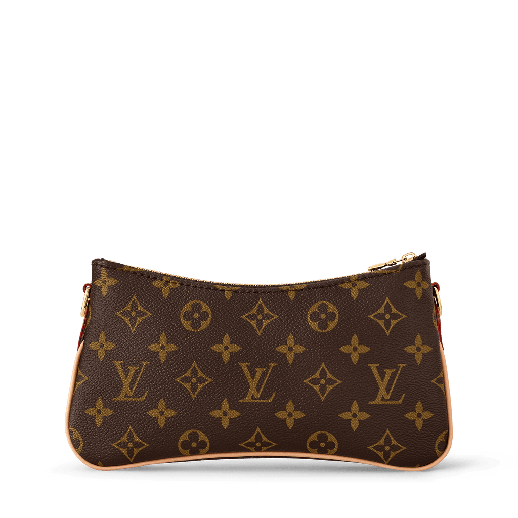 Pochette Liv Monogram Coated Canvas Gold-Toned Hardware