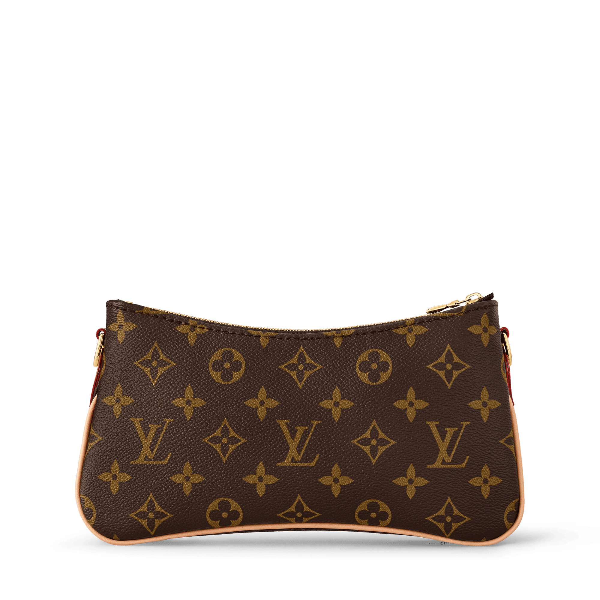 Pochette Liv Monogram Coated Canvas Gold-Toned Hardware