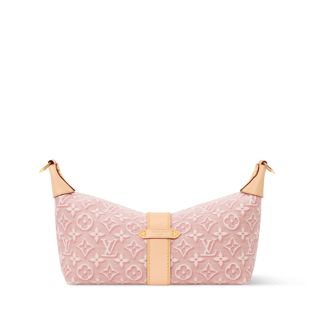 Pochette Mia Monogram Emblème Rose Ruban Gold-Toned Hardware