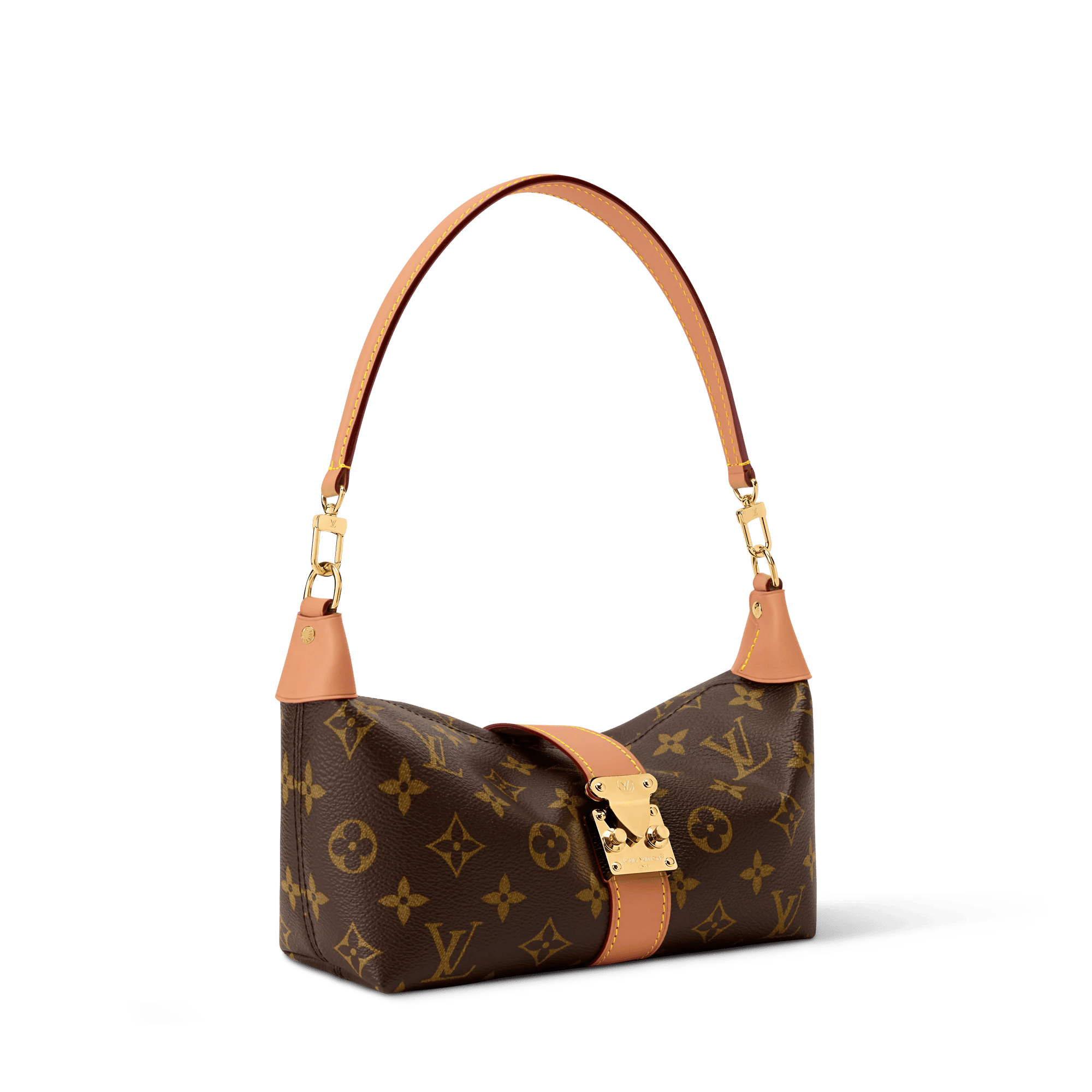 Pochette Mia Coated Canvas Gold-Toned Hardware