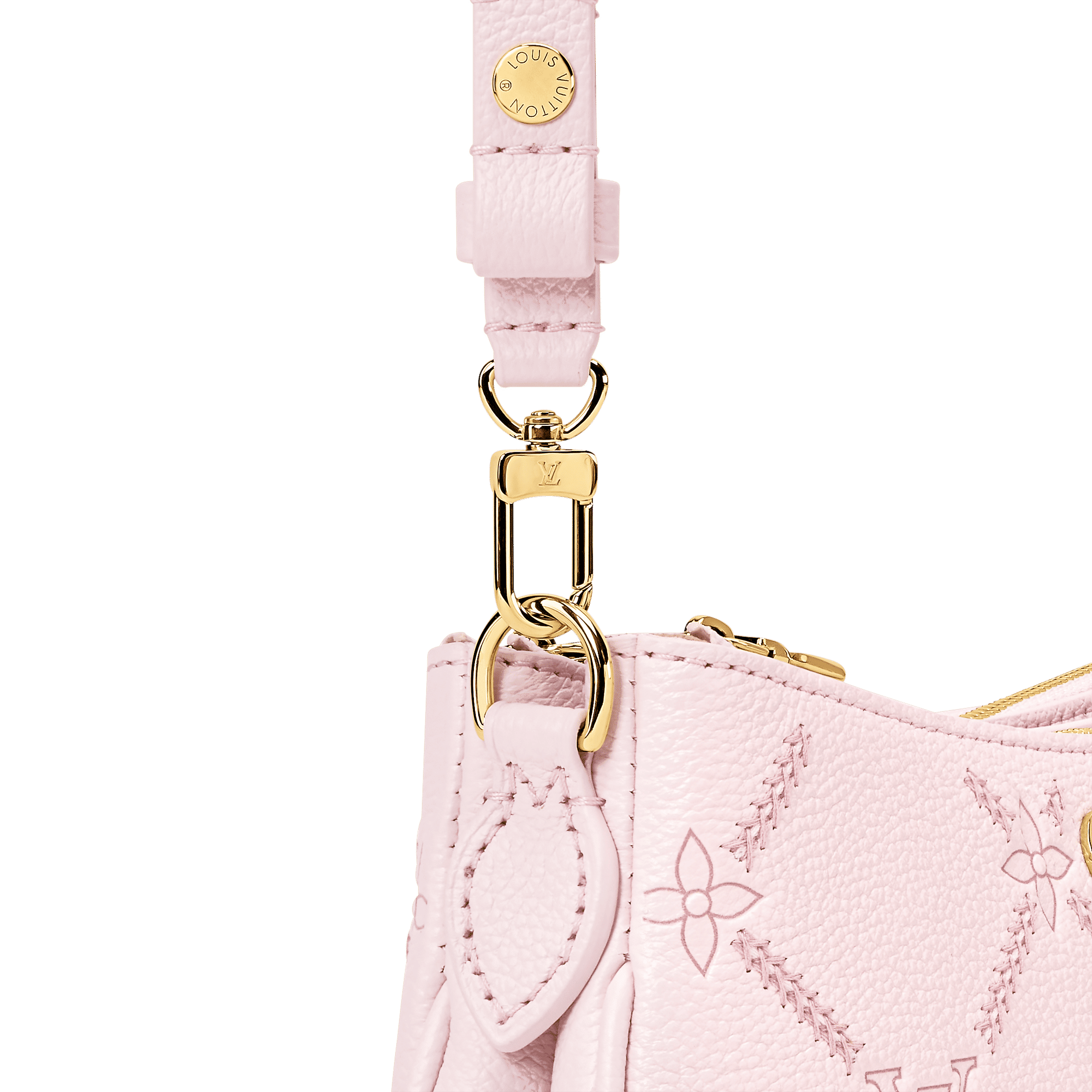 Pochette Liv Monogram Empreinte Leather Light Bliss Couture Gold-Toned Hardware