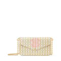 Pochette Félicie Minigram Coated Canvas LV Stamp Banana Gold-Toned Hardware