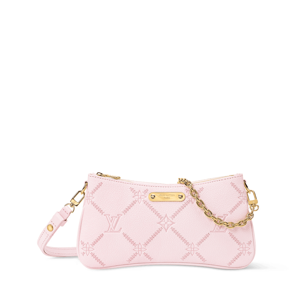 Pochette Liv Monogram Empreinte Leather Light Bliss Couture Gold-Toned Hardware
