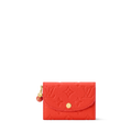 Rosalie Coin Purse Blood Orange Monogram Empreinte Leather Gold-Toned Hardware