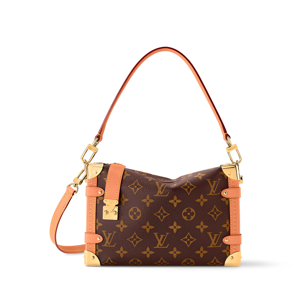 Side Trunk MM Monogram Coated Canvas Gold-Toned Hardware
